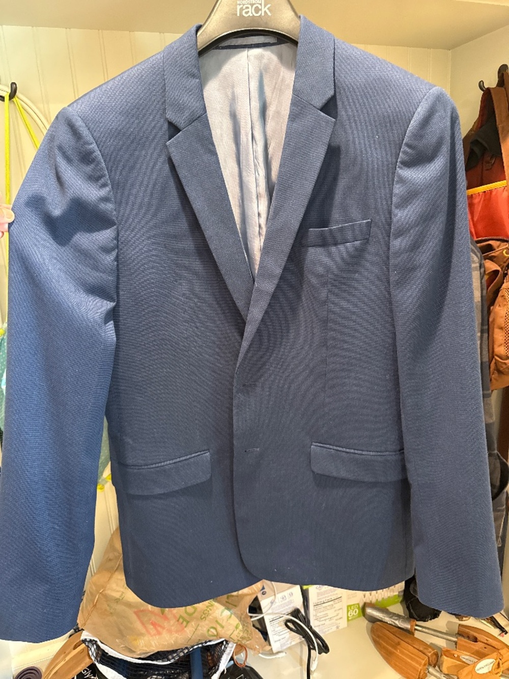 Navy blue blazer